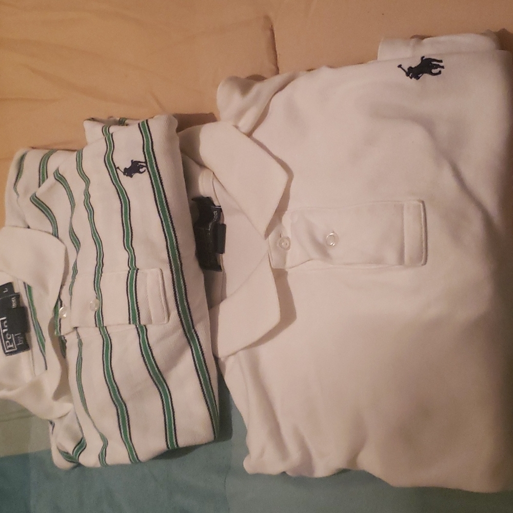 2 polo shirts